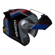 Capacete Norisk Force 2 Kore Azul Robocop com Viseira Transparente - Segurança e Estilo - imagem 3
