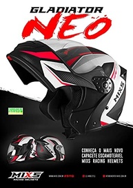 Capacete de Moto Mixs MX Gladiator Articulado Escamoteável Robocop: Segurança e Liberdade - imagem 5