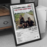 Quadro Álbum Spotify Combat Rock - The Clash 40x60cm | Moldura Preta com Arte Vinílica Premium - imagem 3