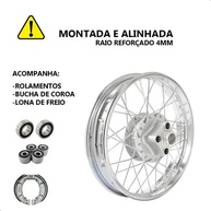 Kit Roda Traseira Completa CG Titan Fan 125 (2000-2008) com Lona e Rolamentos - imagem 4