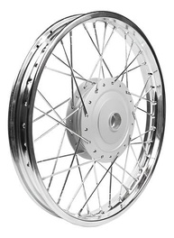 Roda Dianteira Raiada Honda Biz 125/110 (Tambor) - Pronta para Rodar! - imagem 1