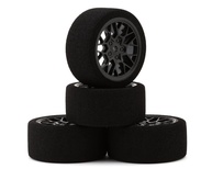 Pneu Pro-Line Racing Fifty6 Montado em Roda Preta 8mm Hex - Máxima Aderência para Losi NASCAR - imagem 1