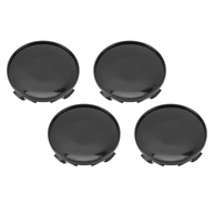 Tampas Centrais de Roda Premium 4pcs - Preto Brilhante | Modifique Seu Carro com Estilo e Proteção - imagem 3