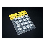 Kit 16 Capas de Parafuso de Roda Cromada 19mm Serauto: Proteção e Estilo para Seu Veículo - imagem 2