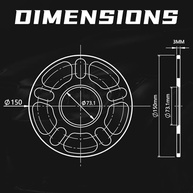 Espaçadores de Roda 3mm 5x114.3: Ajuste Perfeito e Ultrafino para Seu Carro - imagem 3
