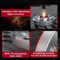 Espaçadores de Roda 5mm 5x120 CNC Forjado: Performance e Estilo para Camaro, Corvette C8 e Mais! - imagem 5