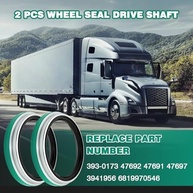 Kit 2 Peças Vedação Eixo Roda Caminhão Freightliner Kenworth Peterbilt Navistar Volvo - Alta Performance - imagem 3