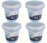 Kit 4 Pedra Azul Em Pasta P Polimento (500gr) Roda Tanq Crom - imagem 1