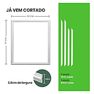 Roda Meio Boiserie 60x70cm: Decore Fácil! - imagem 1