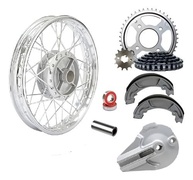 Kit Roda Aro Traseira Completa CG Fan Titan 150: Pronto para Rodar! - imagem 1