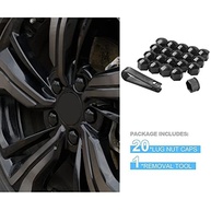 Kit 20 Capas Protetoras para Porcas de Roda 19mm - Preto | AuMoHall - imagem 5