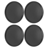 Jectse Tampa Central de Roda Universal ABSmetal (4 Peças) - Elegância e Proteção para Seu Carro (Preto) - imagem 4