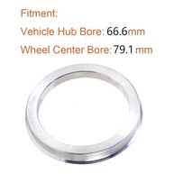 Anéis Centrais de Cubo de Roda 66.6mm para 79.1mm - Alumínio Premium (4 Peças) - imagem 3