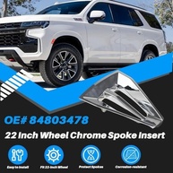 Acabamento de Raio Cromado para Roda Chevrolet Silverado 1500LTD 2022 - Reparo e Estilo - imagem 5