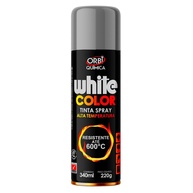 Tinta Spray De Alta Temperatura Prata Para Pintura Roda Escapamento Motor Forno Fogão Churrasqueira Até 600°C - imagem 1