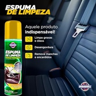 Espuma de Limpeza Multiuso Rodabrill 400 mL - Limpeza Instantânea Sem Água - imagem 4