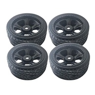 Rodas e Pneus Universais 1/10 Preto: Performance e Estilo para seu RC! - imagem 2