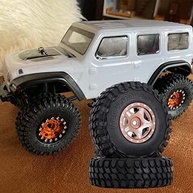 Pneus e Rodas Light Gold para Carros 1/24 AXI00002: Performance e Durabilidade Off-Road - imagem 3