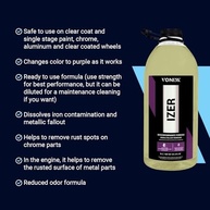 Vonixx Descontaminante Ferroso Izer 3L: Rodas Impecáveis e Livre de Ferrugem - imagem 5
