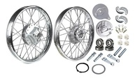 Kit Completo Aro Roda Raio 4mm CG 125 até 1999: Rodas Montadas + Peças Essenciais - imagem 1