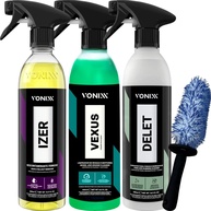 Kit Completo Detalhamento Rodas e Pneus: Izer, Delet, Vexus e Escova Vonixx - imagem 1