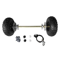 Kit Completo Eixo Traseiro Go Kart 740mm com Rodas, Freio e Corrente T8F - DIY e Personalização - imagem 4