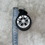 Rodinhas para Móveis com Rotação 360° - Kit 4 Rodas Universais Pretas com Rolamento - imagem 3