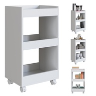 Carrinho Organizador com Rodinhas - 3 Prateleiras, Design Moderno, Ideal para Cozinha, Banheiro e Salão - imagem 1