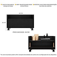 Gabinete de Banheiro 60cm: Praticidade com Rodízios - imagem 2