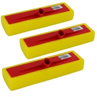 Kit com 3 Esponjas Multiuso para Rodo 26x7cm - Espuma Macia para Aplicação de Cera e Limpeza - imagem 1