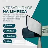Rodo Esfregão Spray Mop Giratório 360° com Microfibra e Reservatório 300ml - Limpeza Rápida e Eficiente - imagem 4