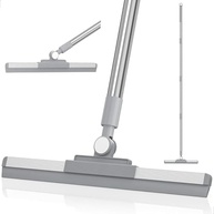 Rodo Vassoura Mágica de Silicone 36cm com Raspador - Cabo 160cm Flytex 2 em 1 para Limpeza de Vidros e Pisos - imagem 2