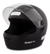 Capacete Ebf 7 Solid Preto Fosco: Segurança e Conforto para Seu Rolê! - imagem 3