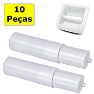 Rolete Papel Higiênico Branco 10 Unidades – Encaixe Universal - imagem 1