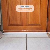 Protetor Rolinho Veda Porta Branco Impermeável: Adeus Poeira, Insetos e Ruídos! - imagem 4