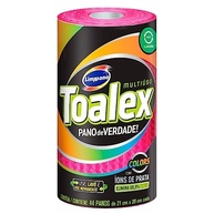 Toalex Roll Colors Rosa - 44 Panos Reutilizáveis com Tecnologia Íons de Prata - imagem 2