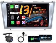 Central Multimídia Android 9" para Toyota Camry 2007-2011: 4GB RAM, 64GB ROM, Carplay Sem Fio e GPS HD - imagem 1