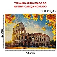 Quebra-Cabeça Coliseu: 500 Peças de Roma - imagem 2