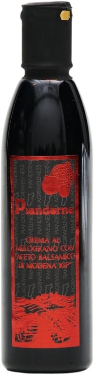 Crema Aceto Vinagre Balsâmico Romã Pianderna Itália 250ml - imagem 1