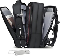 Romantic Crown Mochila de Viagem Expansivel Masculina Feminina, Mochila Para Notebook Executiva Impermeável Reforçada Cabo USB, Trabalho, Escola, Viagens - imagem 1