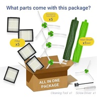 Kit de Acessórios para iRobot Roomba i1, i2, i3, i4, i5, i6, i7, i8, e5, e6 - Escova Principal + 5 Escovas Laterais e Filtros - imagem 5
