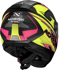 Capacete Feminino Norisk Razor Speedmax Rosa Amarelo: Estilo e Segurança para Sua Moto - imagem 3