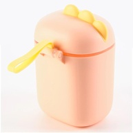 Porta Leite em Pó para Bebê com Dosador e Nivelador - Rosa (Tamanho G) - imagem 1