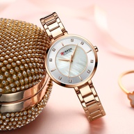 Relógio Curren 9051: Elegância em Aço Rosa - imagem 2