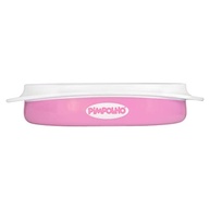 Kit Alimentação Pimpolho 6 Peças Rosa - Prato, Bowl, Pote, Garfo e Colher Seguro e Ergonômico para Bebês - imagem 4