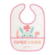 Kit 2 Babadores com Coletor de Migalhas Easy Clean Rosa - Multikids Baby - imagem 3