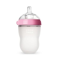 Mamadeira Comotomo Rosa 250ml - Design Natural e Conforto para Bebês 3+ meses - imagem 1