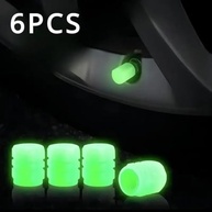 Kit 6 Tampas Válvula Pneu Mini Fluorescente - Moto, Bike, Carro | Mix & Match Rosa - imagem 5
