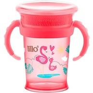 Lillo Copo Treinamento 360º com Alça 207ml - Rosa | Transição Segura e Divertida para Bebês - imagem 2