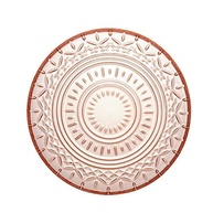 Conjunto de 6 Pratos de Cristal para Sobremesa Lys Rosa 20cm - Wolff - imagem 5